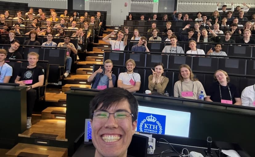 KTH Lecture - Inspiring the Next Generation - Thank you guys for an amazing time! I wish you all the luck in your studies. 🤩...