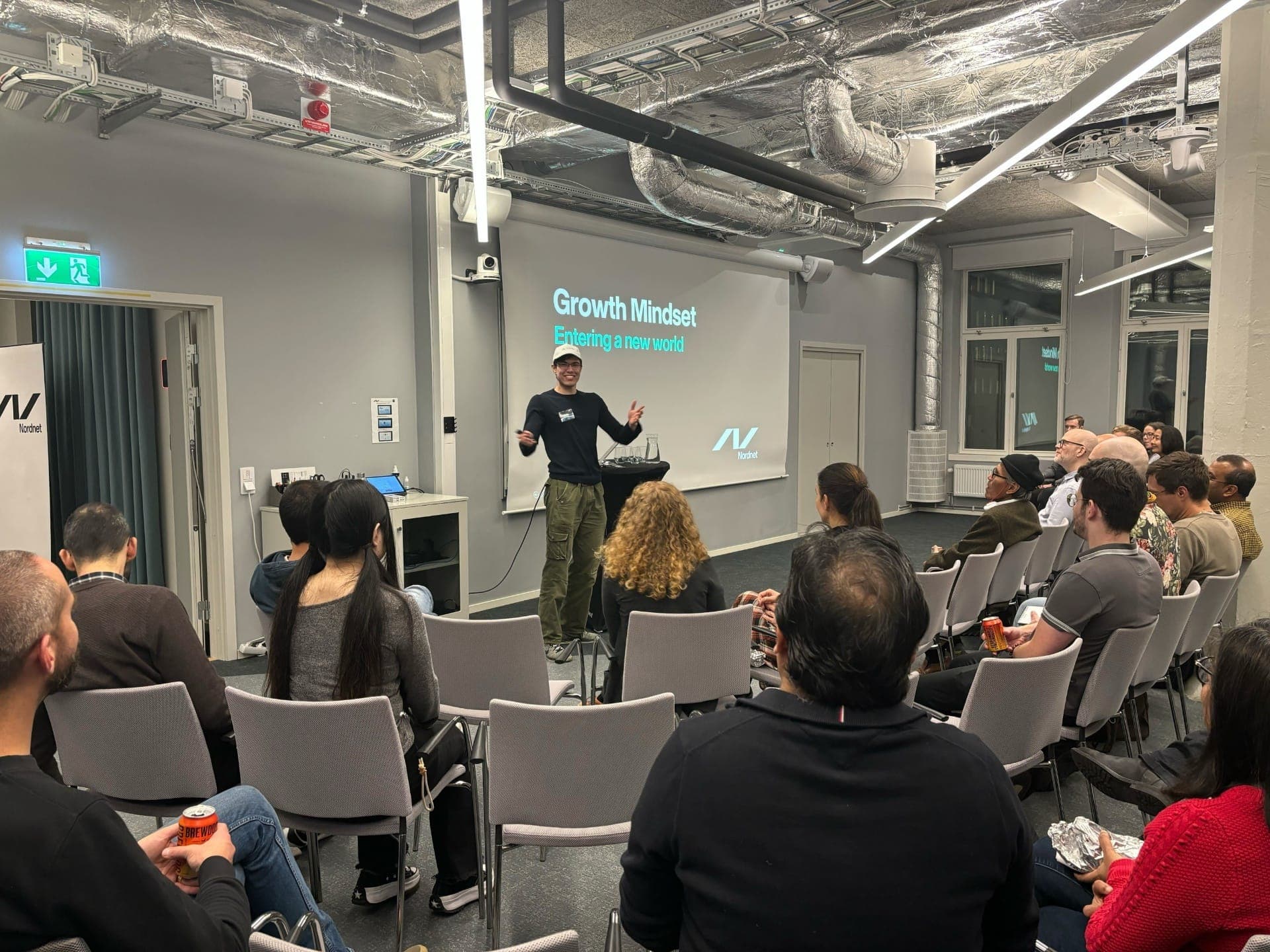 My first talk, at Nordnet